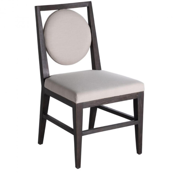 Josy Dining Chair, Ivory Beige, Cerused Ash, 36"H (SCH-175081 YUU6003R8J)