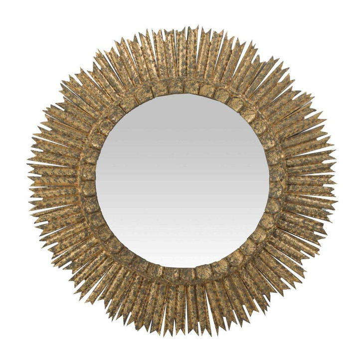 Ramona Mirror, Antique Textured Gold, 36"W (SCH-158210 YUU6003RAA)