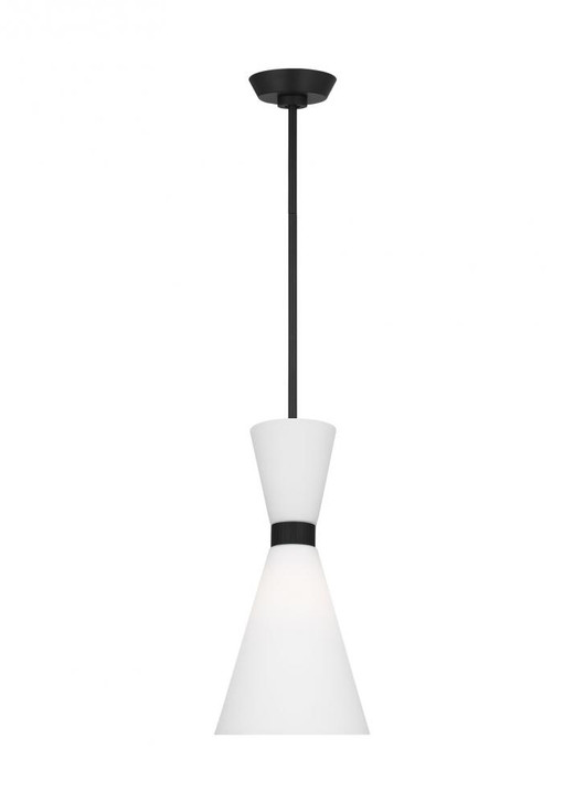 Belcarra Small Pendant, 1-Light, Midnight Black, 8"W (DJP1101MBK 70737HA)