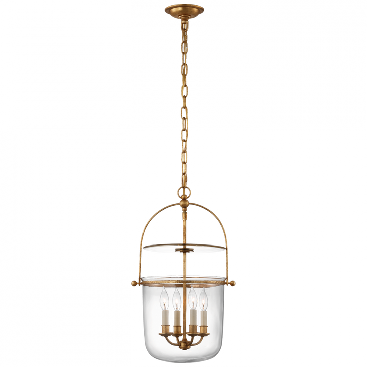 Lorford Small Bell Lantern - Gilded Iron