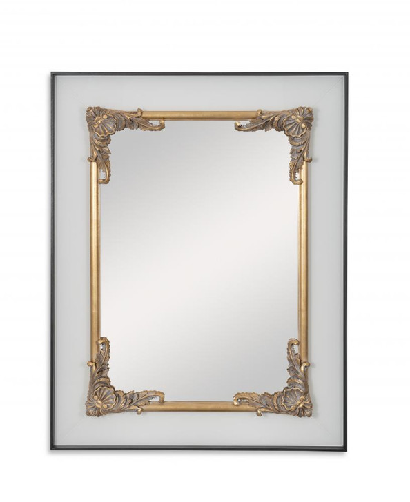 Exemplar Mirror, Gold Leaf, Black, 40"W (8354-28 YUU906TP7N)