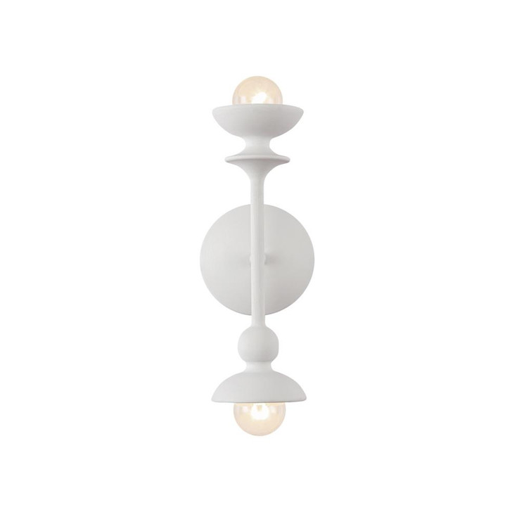 Cadence Wall/Vanity Light, 2-Light, Antique White, 11"H (WV328209AW 7072WKL)