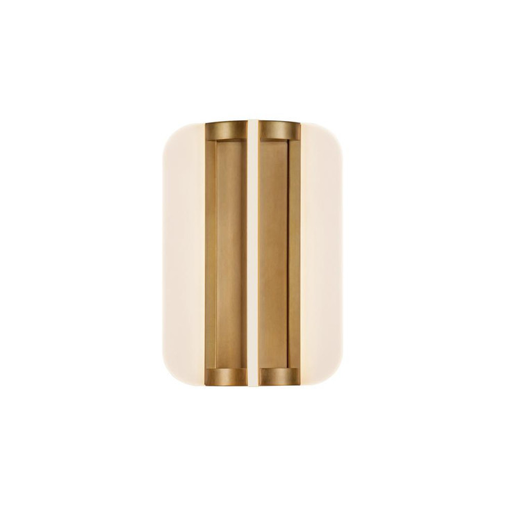 Anders Wall/Vanity Light, 1-Light, LED, Vintage Brass, 10.25"H (WV336710VB 7072XLD)