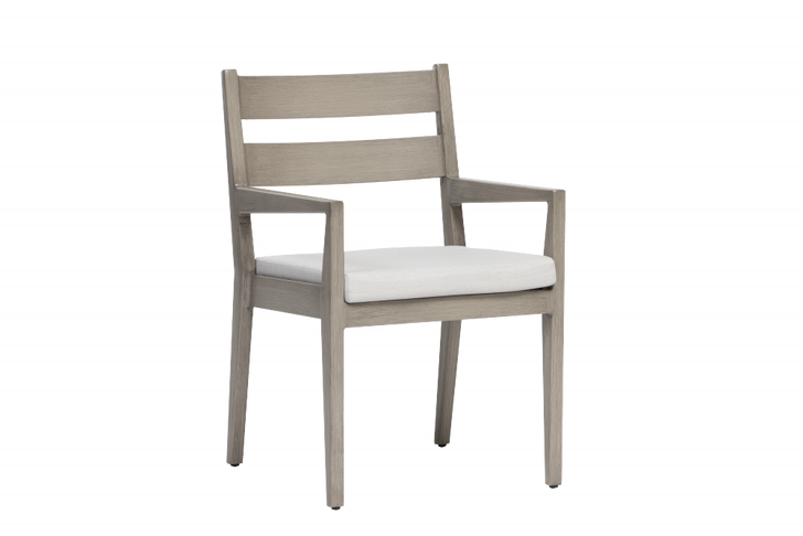 Lucia Dining Arm Chair, Black, Pearl Frame, 21.5"W (FN54412PRL-FO5129 YUU90042AY)