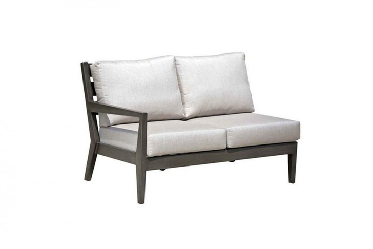 Ratana Lucia Sectional 2-Seater Left Arm, Regatta, Ash Gray Frame, 51.5"W (FN54452ASG-L-FO5164 YUU90042CR) 