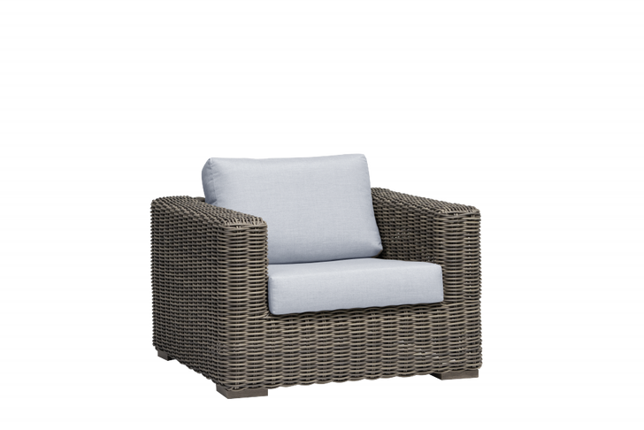 Cubo Club Chair, Black, Creamy Oak Resin, Pearl Gray Frame, 25.5"H (FN61201COK-FO5129 YUU900439Q)