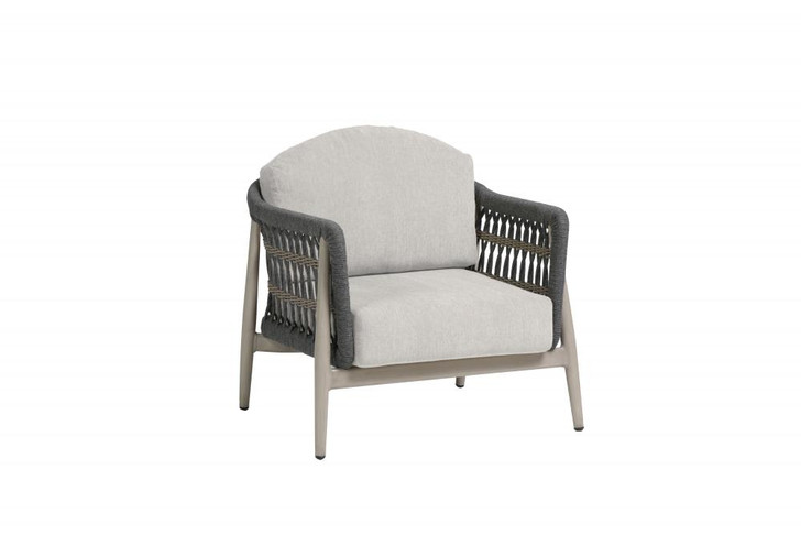 Coconut Grove Club Chair, Canvas, Pearl Frame, Lithium Pearl Durastrap, 28.75"H (FN60101LPR-FO5115 YUU90043C9)