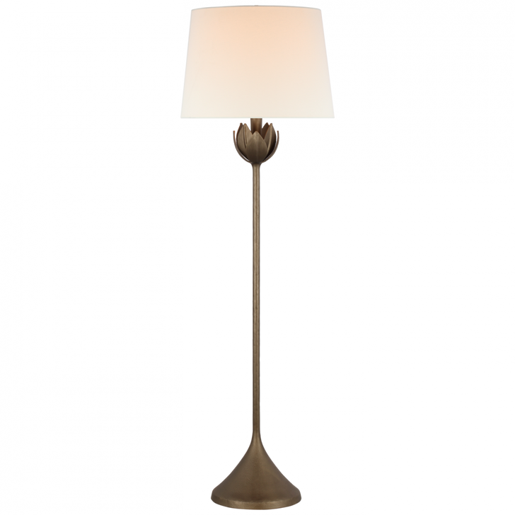 Alberto Large Floor Lamp - Antique Bronze Leaf