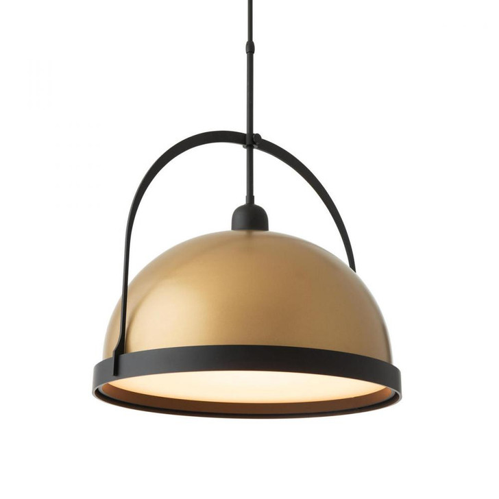 Atlas Pendant, 1-Light, Standard Height, Black, 21.2"W, OPEN BOX (137462-SKT-STND-10-85)