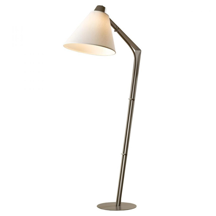 Reach Floor Lamp, 1-Light, Oil Rubbed Bronze, Natural Anna Shade, 55.2"H (OPEN BOX 232860-SKT-14-SF1348)