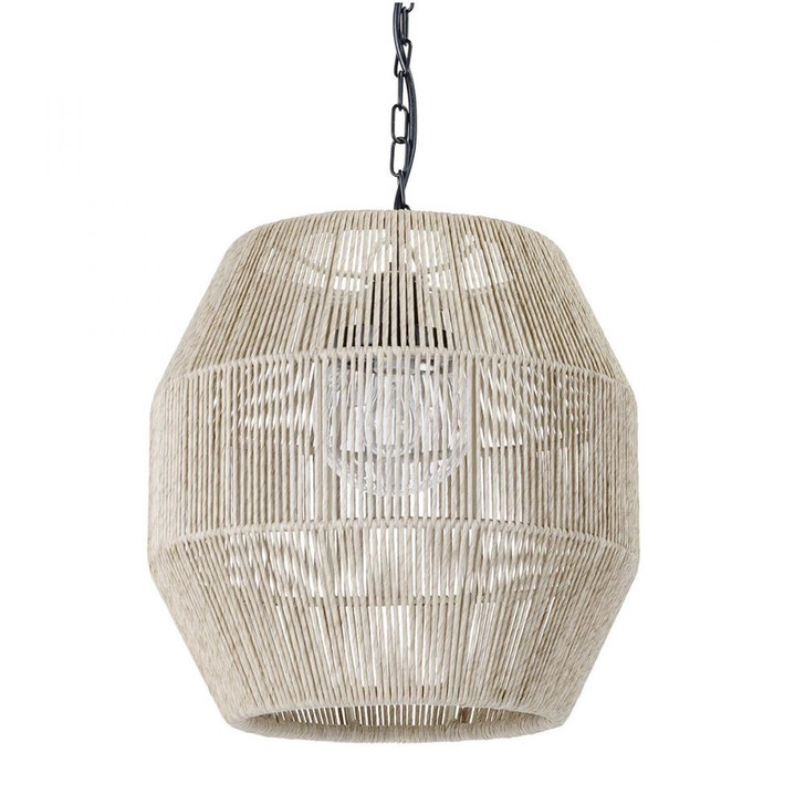 Tanner Outdoor Pendant, Globe, 1-Light, Tan, 18"W (2050-79 3706TM3Z)