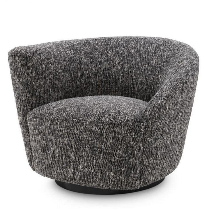 Colin Swivel Chair, Left, Cambon Black, Black Base, 35.43"W (A115434 YV0J041VQY)