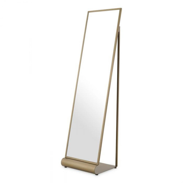 Panorama Floor Mirror, Brushed Brass, 16.73"W (116157 YV0J03YY05)