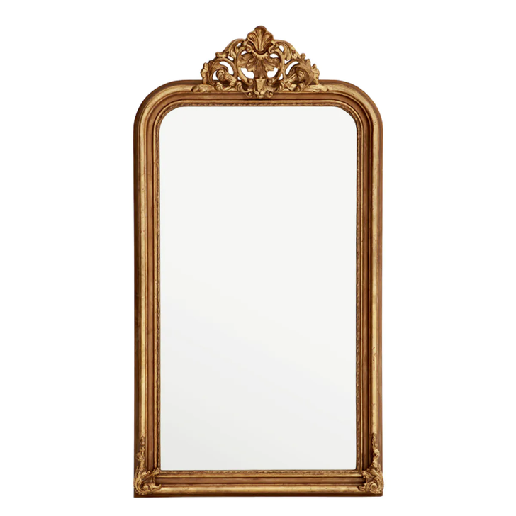 Boulogne Mirror, Antique Gold Leaf, 35.43"W (107282 YV0J03YYZX)
