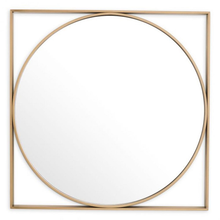 Montauk Mirror, Brushed Brass, 35.43"W (116032 YV0J041QTE)