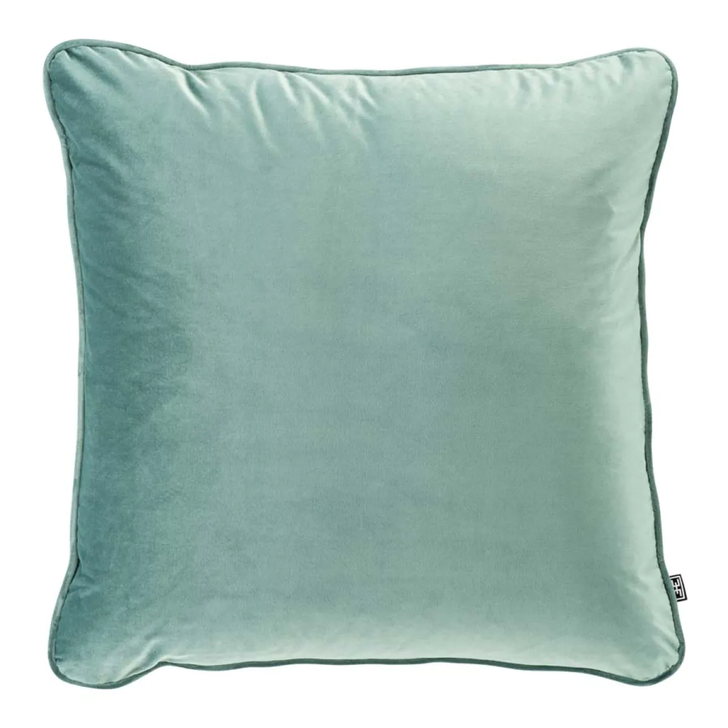 Roche Pillow, Turquoise Velvet, 23.62"W (111950 YV0J041TQF)