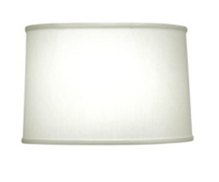 Replacement Lampshade, Hardback Drum, Pearl Supreme Satin, Nickel Top Ring, 14" Top x 15" Bottom x 10" Height (ST4 YV0J07RVCT)