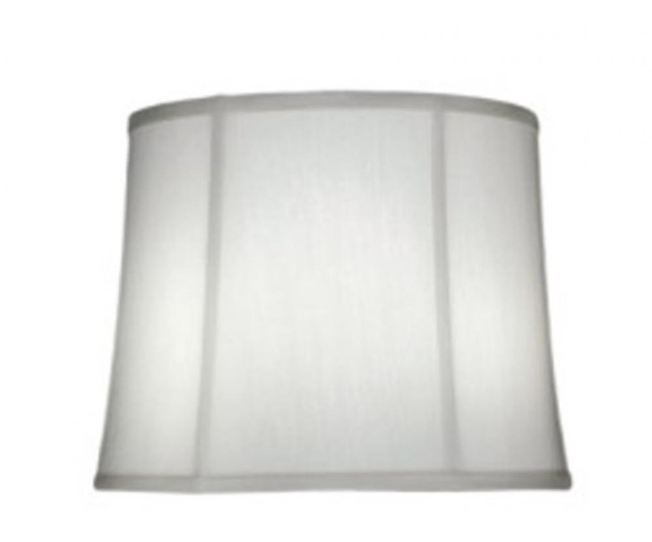 Replacement Lampshade, Softback Deep Drum, Ivory Shadow, Brass Top Ring, 13" Top x 15" Bottom x 12" Height (ST9 YV0J07RVCY)