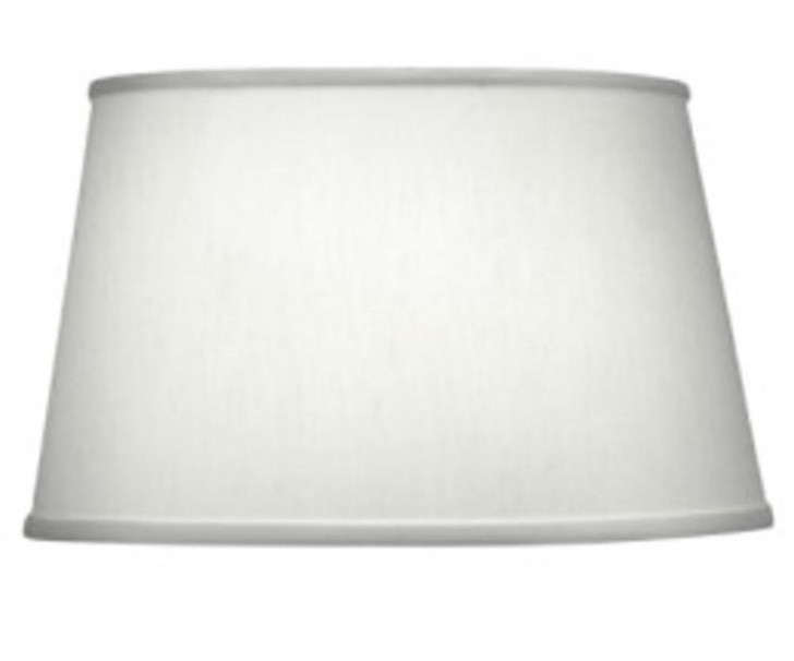 Replacement Lampshade, Hardback Tapered Drum, Pearl Supreme Satin, Nickel Top Ring, 13" Top x 16" Bottom x 10" Height (ST12 YV0J07RVD1)