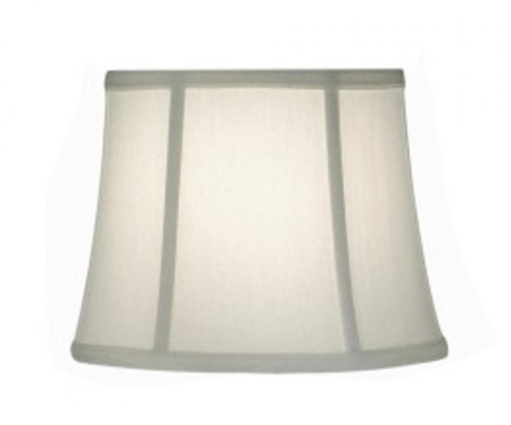 Replacement Lampshade, Softback Deep Drum, Ivory Shadow, Brass Top Ring, 8" Top x 10" Bottom x 8" Height (ST51 YV0J07RW9D)