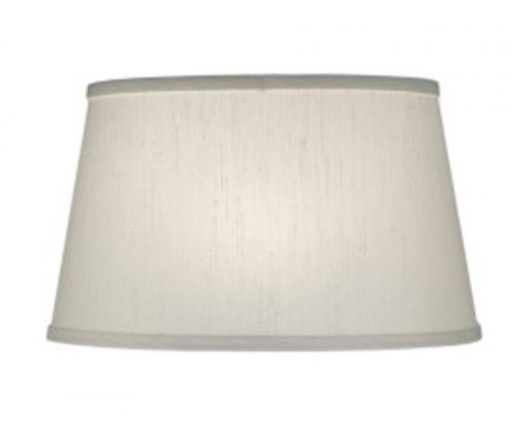 Replacement Lampshade, Hardback Tapered Drum, Global White, Brass Top Ring, 12" Top x 14" Bottom x 9" Height (ST52 YV0J07RW9E)