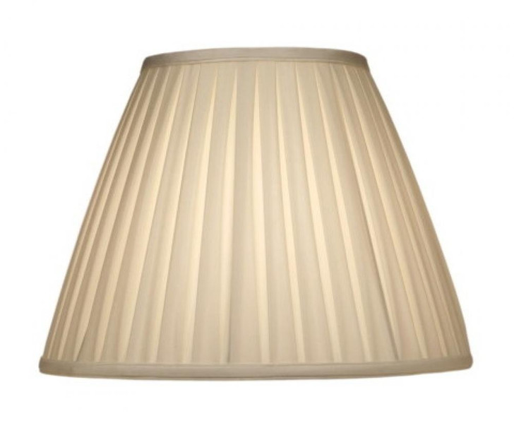 Replacement Lampshade, Box Pleated Softback Empire, Ivory Shadow, Brass Top Ring, 8" Top x 16" Bottom x 12" Height (ST134 YV0J07RX82)
