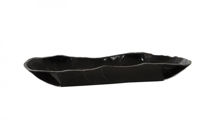 Aragonite Canoe Bowl, Medium, Black, 32"W (MX106896 YV0J07T25X)