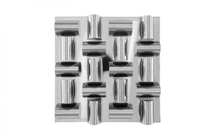 Arete Wall Tile, Stainless Steel, 10"W (CH65060 YV0J07T263)