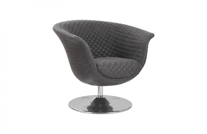 Autumn Swivel Chair, Gray, 34"W (PH103736 YV0J07T33Q)