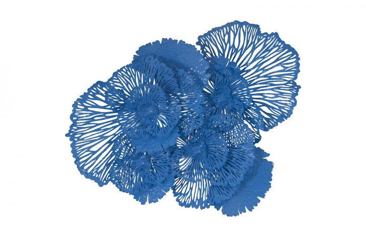 Flower Wall Art, Large, Blue, 63"W (TH101837 YV0J07T72K)