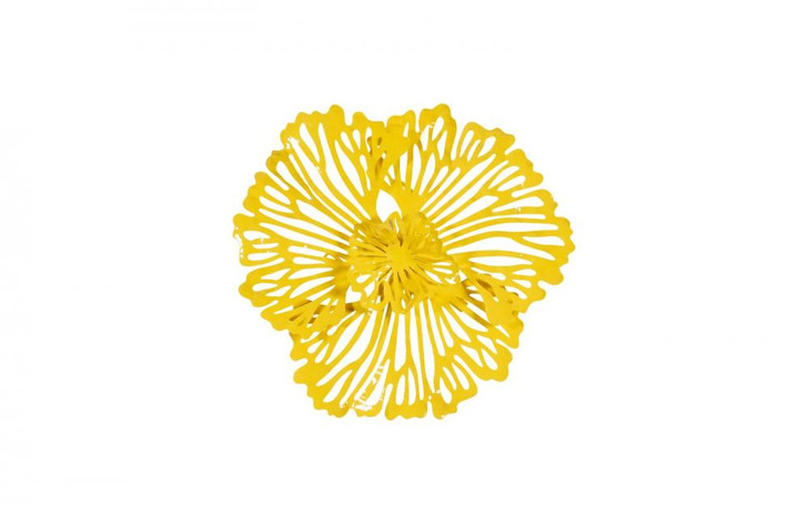 Flower Wall Art, X-Small, Yellow, 18"W (TH109688 YV0J07T733)