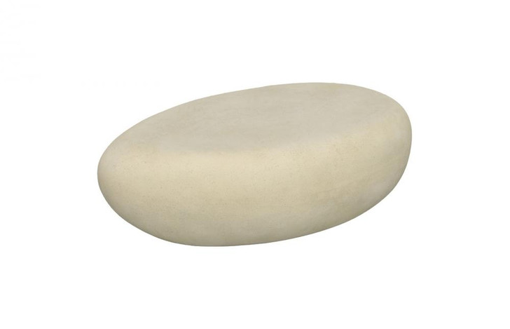 River Stone Coffee Table, Small, Off-White, 42"W (PH64433 YV0J07W4T3)