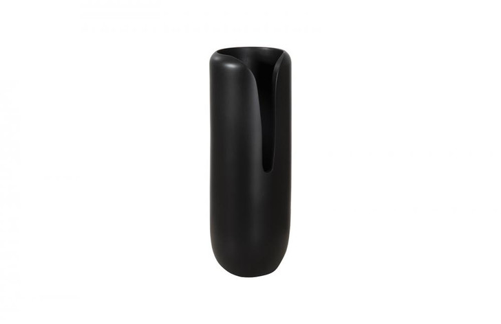 Interval Wood Vase, Large, Black, 17"H (TH107164 YV0J07T90N)