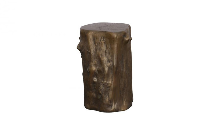 Log Stool, Bronze, 17"H (PH56722 YV0J07TA04)