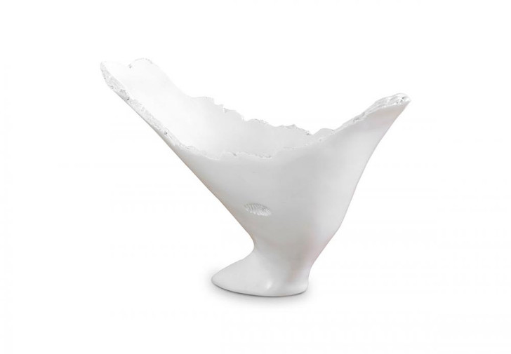 Burled Vase, Glossy White, 14"H (PH63144 YV0J07T43E)