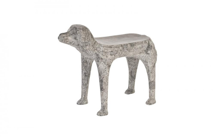 Dog Side Table, Gray, 23"H (PH97074 YV0J07T639)