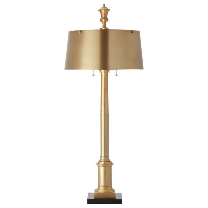 Global Views Library Antique Brass Table Lamp 