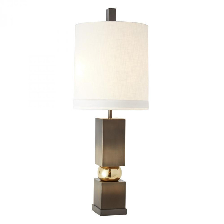 Global Views Squeeze Brass/Bronze Table Lamp 