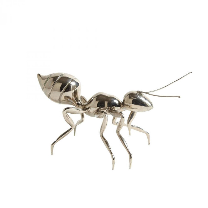 Global Views Pharaoh Ant Large Antique Nickel Sculpture 