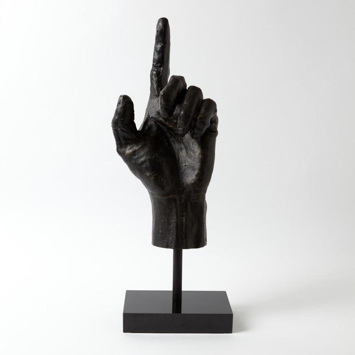 Global Views Hand Sculpture Upward Hand 