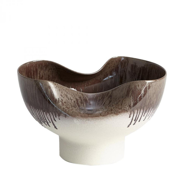 Global Views Dented Amethyst Bowl 