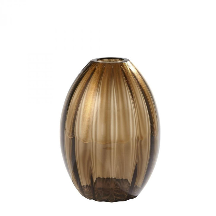 Global Views Balloon Small Bronze Vase 