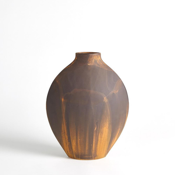 Global Views Helios Small Washed Terracotta Vase 