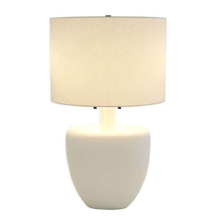 Global Views Impression Matte White Table Lamp 