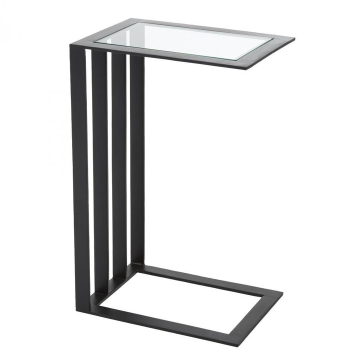 Global Views Cantilever Bronze Side Table 