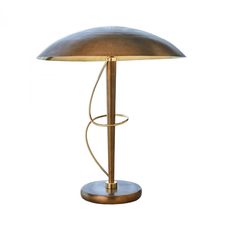 Global Views Arc Taper Brass, Bronze Table Lamp 