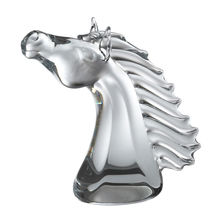 Global Views Thoroughbred Horse Head Large Sculpture 