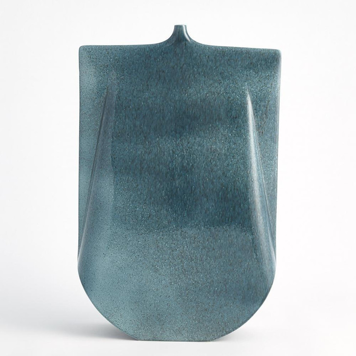 Global Views Kimono Tall Teal Vase 