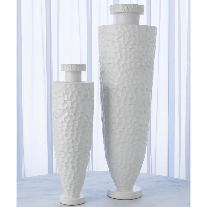 Global Views Monumental Chiseled Small Vase 