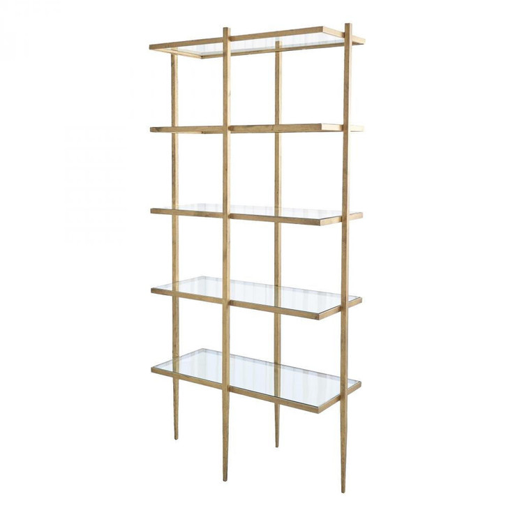 Global Views Laforge Antique Gold Etagere 